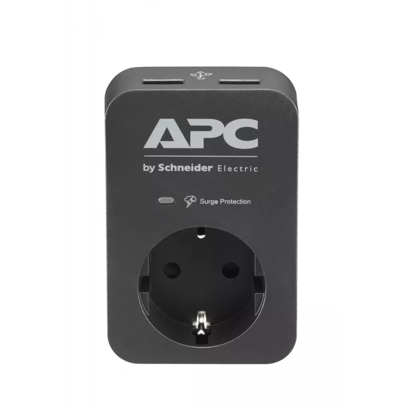 APC PME1WU2B-GR Überspannungsschutz Schwarz, Grau 1 AC-Ausgang 230 V