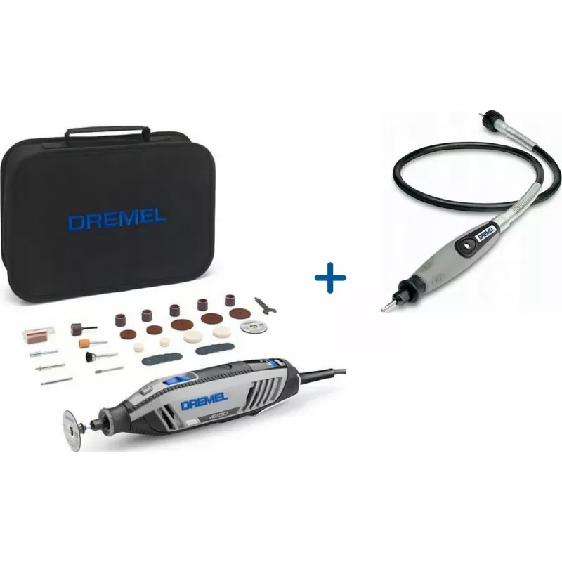 Dremel 4250-1/35 Multifunktionswerkzeug, 175 W, mit Zubehör (Weihnachtsgeschenkset)