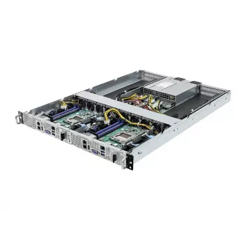 Server-Barebone ASRock 1U2N2G-AM5/2T — LGA 1718, DDR5 bis zu 48 GB, 10Gb Ethernet, Aspeed AST2600, 1600W PSU