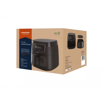 Grundig FRY 7320 Einzelne 7,6 L Standgerät 1900 W Heißluftfritteuse Schwarz