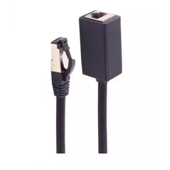 Netzwerkkabel ShiverPeaks BS08-44055 5m Cat8.1 F/FTP Schwarz