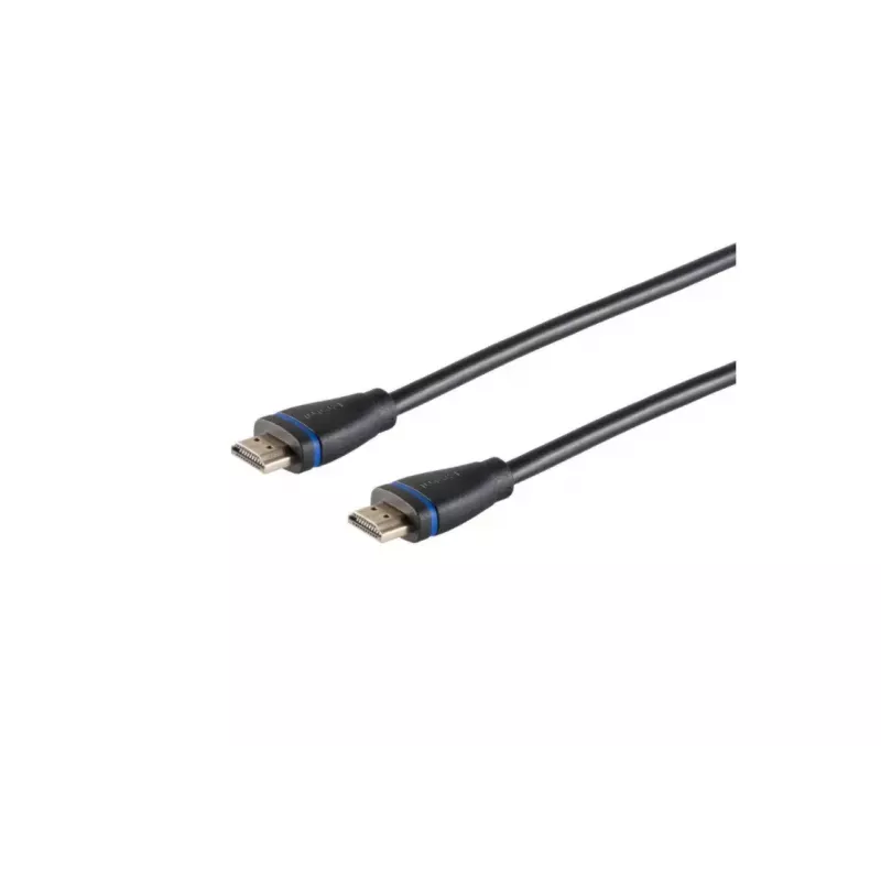 HDMI-Kabel ShiverPeaks BS10-05075 10m Typ A Stecker auf Stecker Schwarz Blau