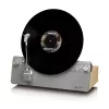 Belt-Drive-Audio-Plattenspieler Lenco LSA-071SI, vollautomatisch, grau, Bluetooth, 3,5 mm, 10 W