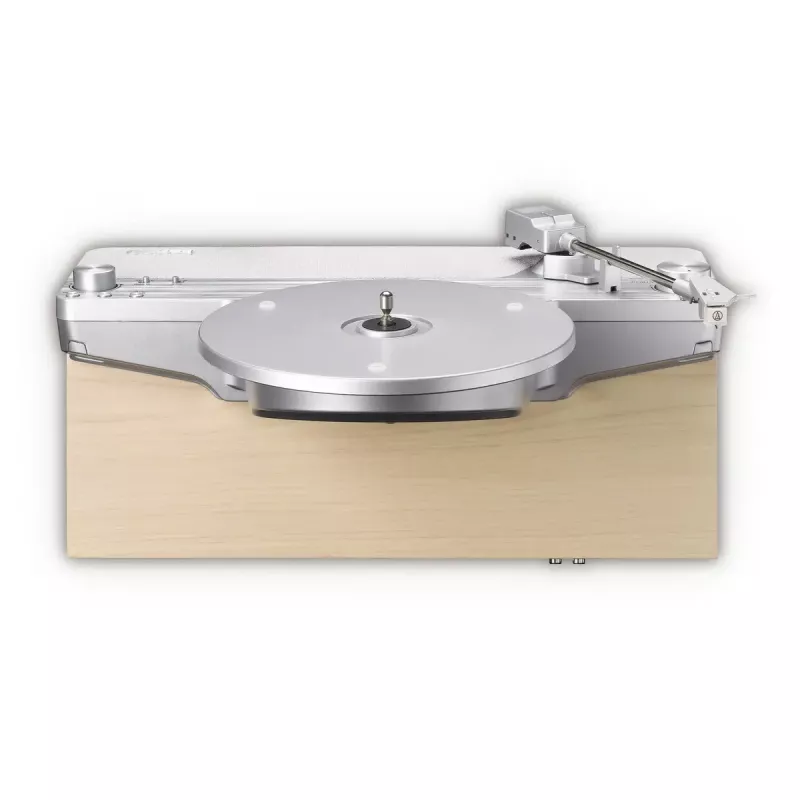 Belt-Drive-Audio-Plattenspieler Lenco LSA-071SI, vollautomatisch, grau, Bluetooth, 3,5 mm, 10 W