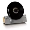 Belt-Drive-Audio-Plattenspieler Lenco LSA-071SI, vollautomatisch, grau, Bluetooth, 3,5 mm, 10 W