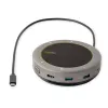 StarTech.com USB-C Speakerphone Docking Station, Mini Portable Conference Speaker und Audio Dock, USB-C zu VGA/4K HDMI, 2x USB-A Hub, Mikrofon/Lautsprecher, Teams/Zoom/Softphone Speakerphone
