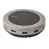 StarTech.com USB-C Speakerphone Docking Station, Mini Portable Conference Speaker und Audio Dock, USB-C zu VGA/4K HDMI, 2x USB-A Hub, Mikrofon/Lautsprecher, Teams/Zoom/Softphone Speakerphone