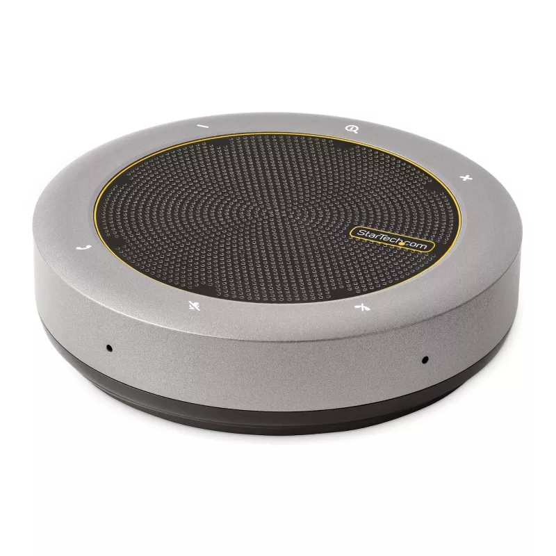 StarTech.com USB-C Speakerphone Docking Station, Mini Portable Conference Speaker und Audio Dock, USB-C zu VGA/4K HDMI, 2x USB-A Hub, Mikrofon/Lautsprecher, Teams/Zoom/Softphone Speakerphone