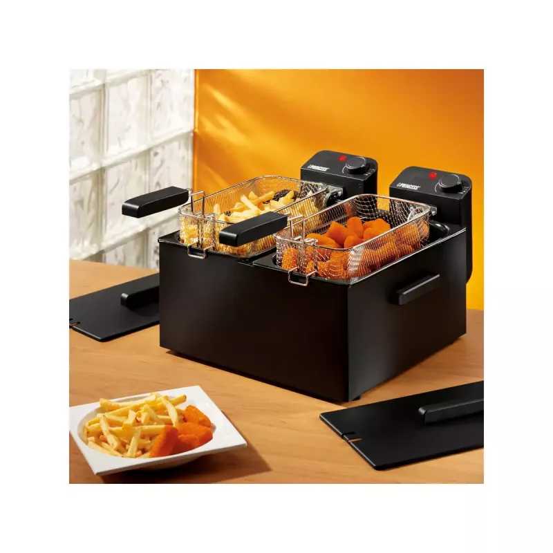 Fritteuse Princess 183028 Double Schwarz Fryer 6 L 3600 W