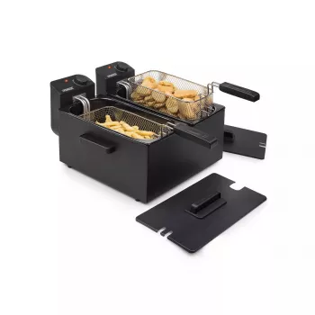 Fritteuse Princess 183028 Double Schwarz Fryer 6 L 3600 W