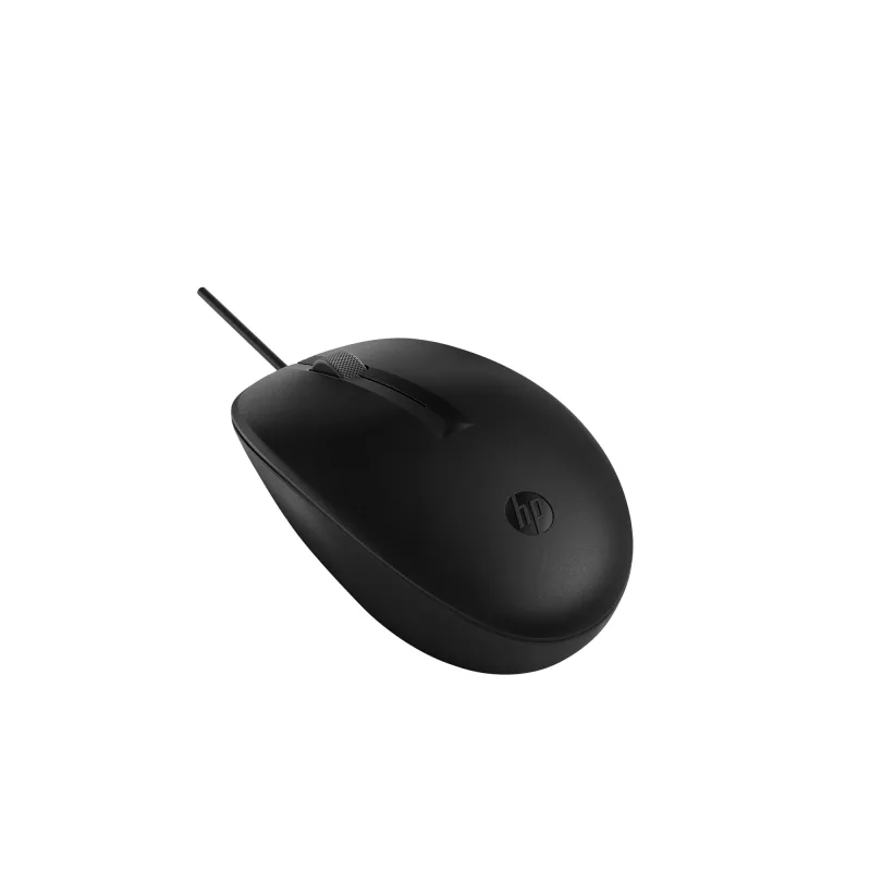 HP 128 LSR WRD Maus (Bulk120), beidhändig, Laser, USB Typ-A, Schwarz