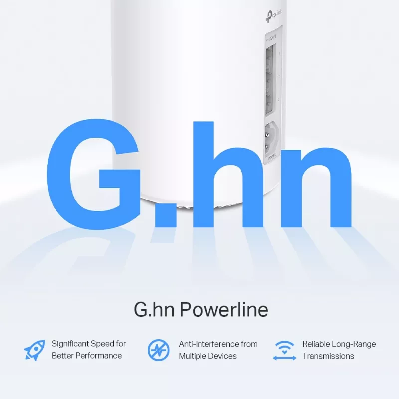 TP-Link AX3000 + G1500 Whole Home Powerline Mesh Wi-Fi 6 System