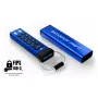 iStorage datAshur PRO+C 256GB | FIPS 140-3 Level 3 zertifiziert | Sicheres USB Type-C Laufwerk | AES-XTS 256-Bit Hardware-Verschlüsselung | PIN-geschützt | Typ C-A Adapter inklusive