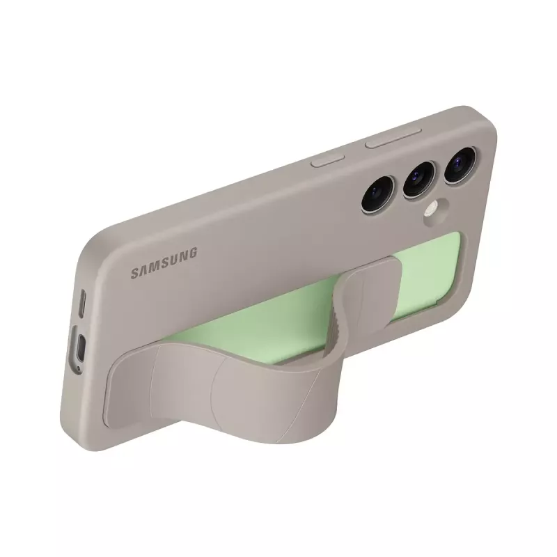 Samsung Standing Grip Case Taupe Handyhülle 15,8 cm (6,2 Zoll) Cover Grau