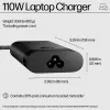 HP 110W USB-C Laptop-Ladegerät, Laptop, Innenbereich, 43 - 63 Hz, 110 W, 5V/9V/12V/15V/20V, 1,6 A