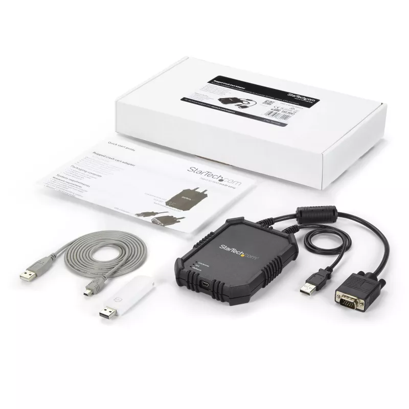 StarTech.com Laptop-zu-Server-KVM-Konsole mit robustem Gehäuse