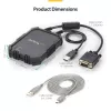 StarTech.com Laptop-zu-Server-KVM-Konsole mit robustem Gehäuse