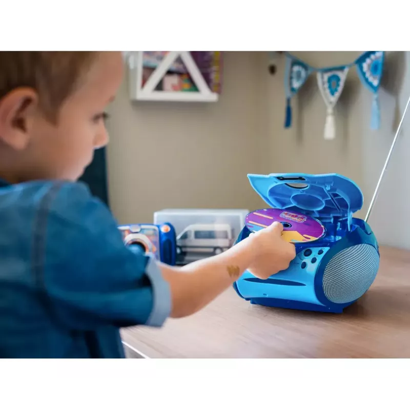 Tragbares Radio Lenco SCD-24BU Kids FM 4W 60dB
