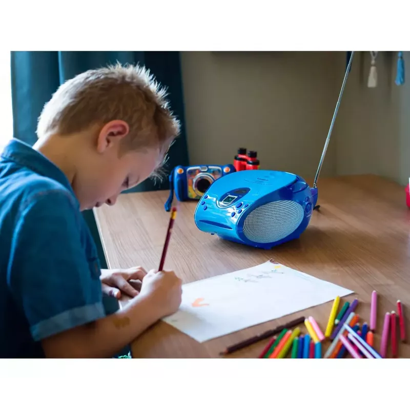 Tragbares Radio Lenco SCD-24BU Kids FM 4W 60dB