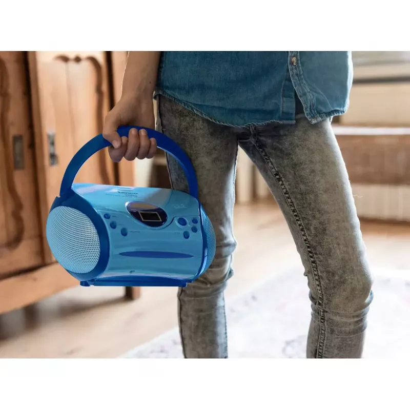 Tragbares Radio Lenco SCD-24BU Kids FM 4W 60dB