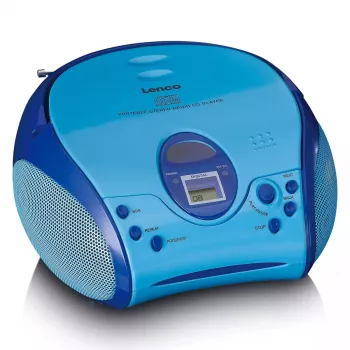 Tragbares Radio Lenco SCD-24BU Kids FM 4W 60dB