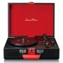 Riemengetriebener Audio-Plattenspieler Lenco TT-110 Schwarz Rot Halbautomatisch