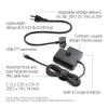 AC USB-C Travel Power Adapter 65W — HP — kompaktes 100–240V Ladegerät für drinnen, schwarz, 74×74×28,5 mm