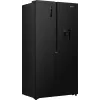 Gorenje Side-by-Side-Kühlschrank NRS917E41BXWD, freistehend, American Door, Schwarz, 2 Türen, Touch, LED