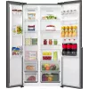 Gorenje Side-by-Side-Kühlschrank NRS917E41BXWD, freistehend, American Door, Schwarz, 2 Türen, Touch, LED