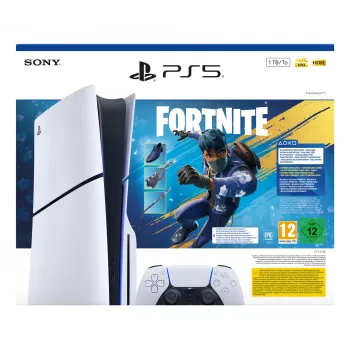 Sony PlayStation 5 - Fortnite Flowering Chaos Bundle 1 TB Wi-Fi Schwarz, Weiß