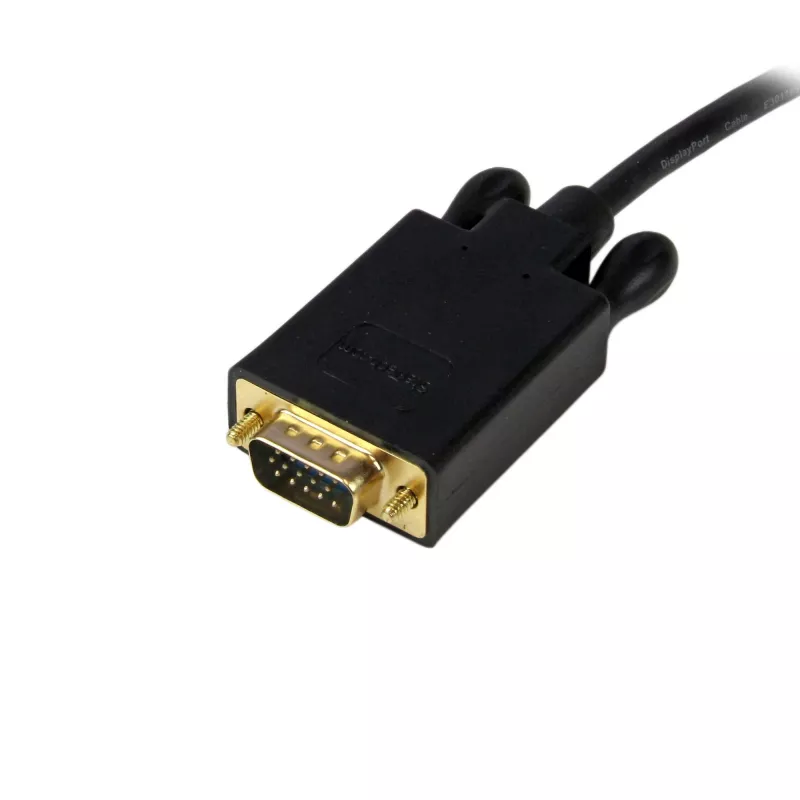 StarTech.com 4,6 m DisplayPort-auf-VGA-Kabel – Aktives DisplayPort-auf-VGA-Adapterkabel – 1080p-Video – DP-auf-VGA-Monitorkabel – DP 1.2-auf-VGA-Konverter – Verriegelbarer DP-Stecker