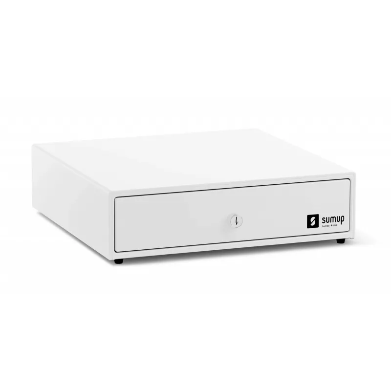 Kassenschublade SumUp Cash Drawer — Kunststoff- und Stahlgehäuse, weiß, 330×340×100 mm, 5 kg