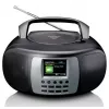 Tragbares DAB+/UKW-Radio Lenco SCD-860 mit Bluetooth, CD-Player, 2,4-Zoll-TFT-Display, 2×2W, AUX, Batterie/Netz