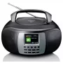 Tragbares DAB+/UKW-Radio Lenco SCD-860 mit Bluetooth, CD-Player, 2,4-Zoll-TFT-Display, 2×2W, AUX, Batterie/Netz