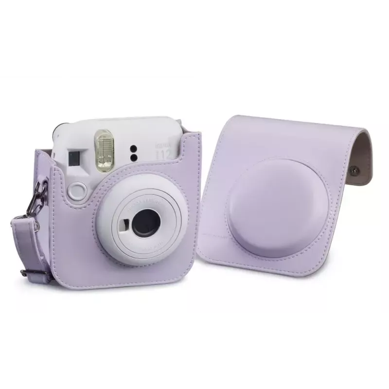 Body Case Cullmann RIO Fit 120 für Fujifilm Instax mini 12, fliederfarben, Schultergurt, 1 Außentasche