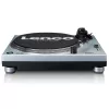Direktantrieb-Plattenspieler Lenco L-3809ME — manuell, USB Typ-A, metallic-blau