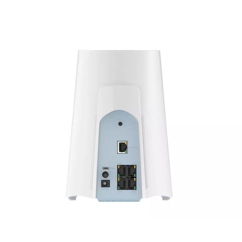D-Link AX6000 Wi-Fi 6 SOHO Router, Wi-Fi 6E (802.11ax), Dual-Band (2,4 GHz / 5 GHz), Ethernet LAN, Weiß, Tischrouter