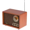 Tragbares Radio Adler AD 1171 – AM/FM, 10 W RMS, Bluetooth, externe Antenne, bronze, 290×200×172 mm