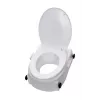 Toilettensitzerhöhung mit Armstützen ActionMed NT200AM — weiß, Breite 560 mm, maximales Benutzergewicht 136 kg, verriegelbar, unterstützte Höhenverstellung