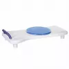 Badesitz ActionMed LW400AM 2-in-1 mit schwenkbarer Transferscheibe, weiß, feuchtigkeitsbeständig, ergonomischer Sitz, Aufhängeloch