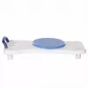 Badesitz ActionMed LW400AM 2-in-1 mit schwenkbarer Transferscheibe, weiß, feuchtigkeitsbeständig, ergonomischer Sitz, Aufhängeloch