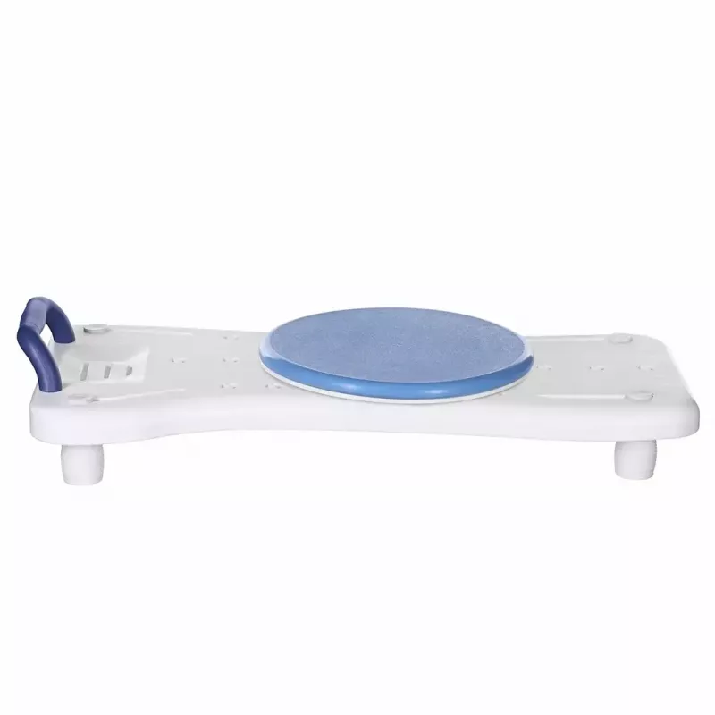 Badesitz ActionMed LW400AM 2-in-1 mit schwenkbarer Transferscheibe, weiß, feuchtigkeitsbeständig, ergonomischer Sitz, Aufhängeloch