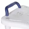 Badesitz ActionMed LW400AM 2-in-1 mit schwenkbarer Transferscheibe, weiß, feuchtigkeitsbeständig, ergonomischer Sitz, Aufhängeloch