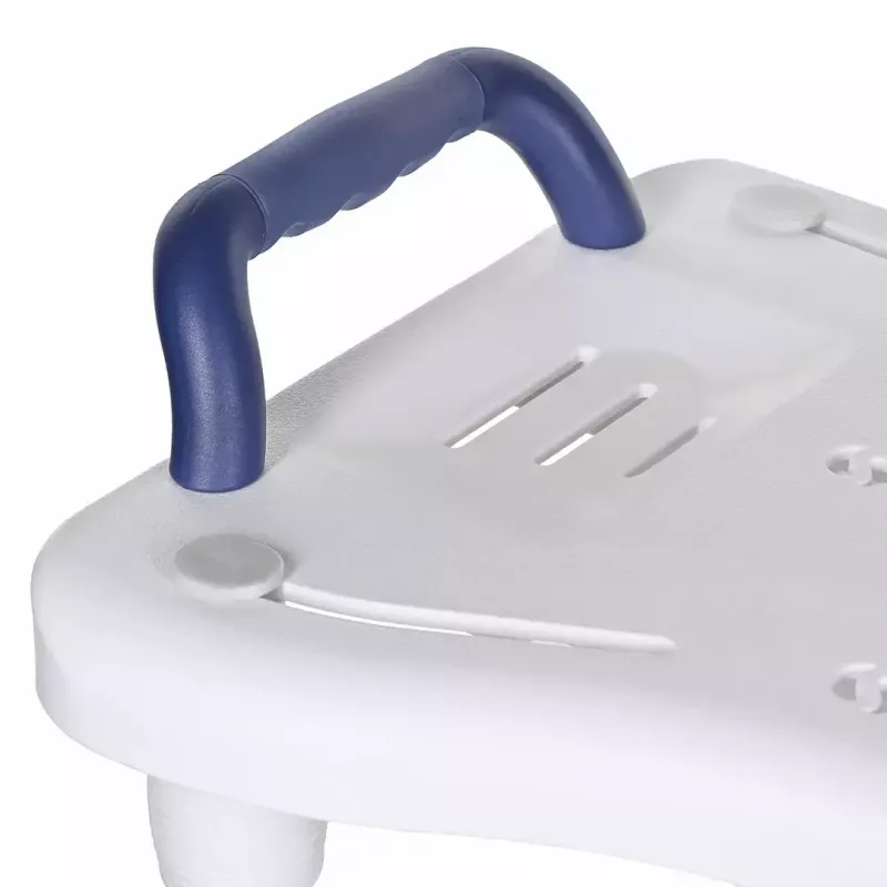 Badesitz ActionMed LW400AM 2-in-1 mit schwenkbarer Transferscheibe, weiß, feuchtigkeitsbeständig, ergonomischer Sitz, Aufhängeloch