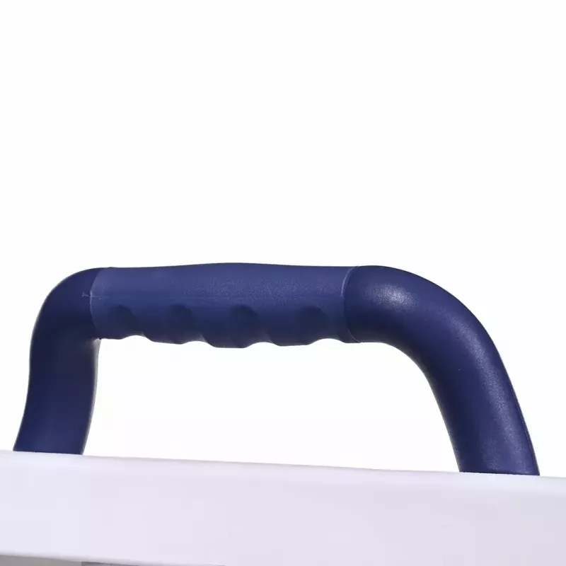 Badesitz ActionMed LW400AM 2-in-1 mit schwenkbarer Transferscheibe, weiß, feuchtigkeitsbeständig, ergonomischer Sitz, Aufhängeloch