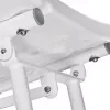 Wandmontierbarer klappbarer Duschstuhl ActionMed KP600AM — weiß, ergonomischer Sitz, verstellbare rutschfeste Füße, 3 kg
