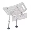 Wandmontierbarer klappbarer Duschstuhl ActionMed KP600AM — weiß, ergonomischer Sitz, verstellbare rutschfeste Füße, 3 kg