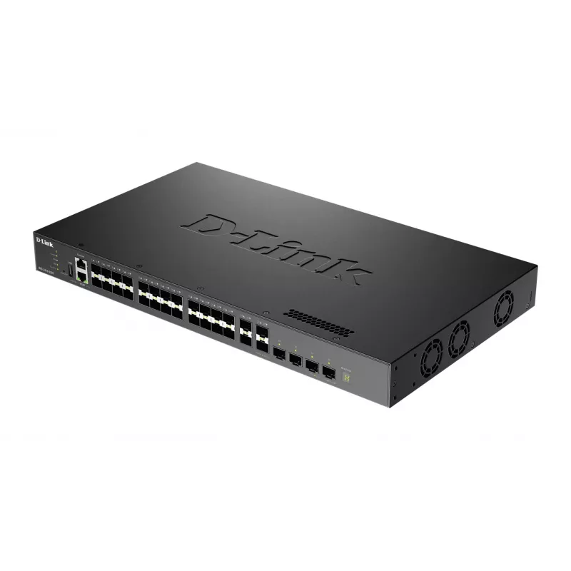 D-Link Layer 3 Stackable 10 Gigabit Managed Switches, Managed, L3, Vollduplex, Rackeinbau
