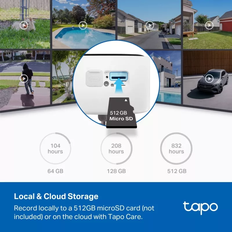 TP-Link Tapo C400 KIT Box IP-Überwachungskamera Außenbereich 1920 x 1080 Pixel Wand