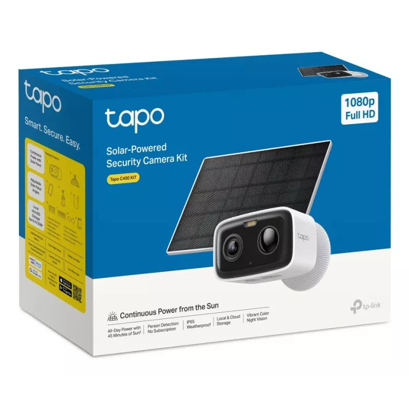 TP-Link Tapo C400 KIT Box IP-Überwachungskamera Außenbereich 1920 x 1080 Pixel Wand